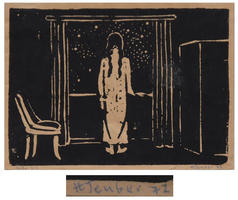 Hermann Teuber: Frau am Fenster