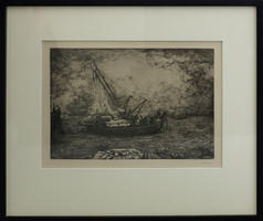Otto Coester: Fischerboot