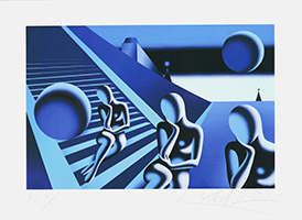 Mark Kostabi: Radical Blue