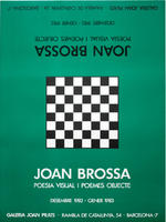 Joan Brossa: Galeria Joan Prats 1982/83