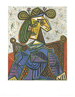 Pablo Picasso: Femme Assise Dans Un Fauteuil