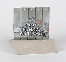 Banksy: Wall Section (Make Hummus Not Walls)