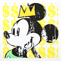 Ben Allen: King Mickey with Basquiat Crown