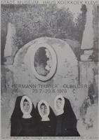Hermann Teuber: Ausstellungsplakat von 1974: Hermann Teuber - Ölbilder