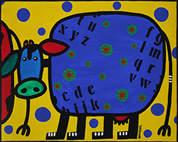 Franz Basdera: Blaue Kuh