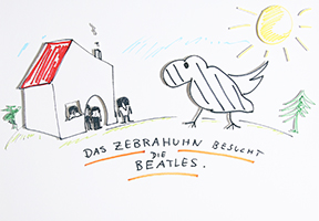 Helge Schneider: Das Zebrahuhn besucht die Beatles
