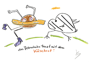 Helge Schneider: Das Zebrahuhn tanzt mit dem Käsebrot