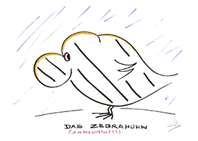 Helge Schneider: Das Zebrahuhn (ist es das wirklich?)
