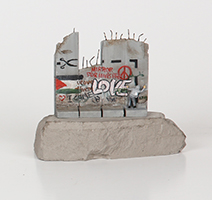 Banksy: 'Defeated' Wall Section (Love)