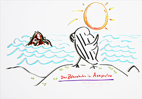 Helge Schneider: Das Zebrahuhn in Acapulco (will springen)