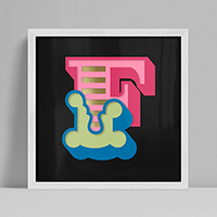 Ben Eine: New Circus 'F'