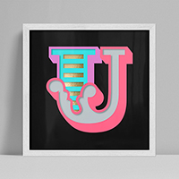 Ben Eine: New Circus 'U'