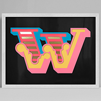 Ben Eine: New Circus 'W'