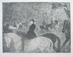 Hermann Teuber: ohne Titel (Reiter)
