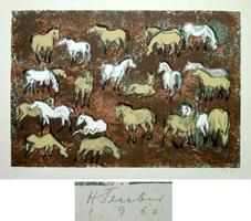 Hermann Teuber: Pferde